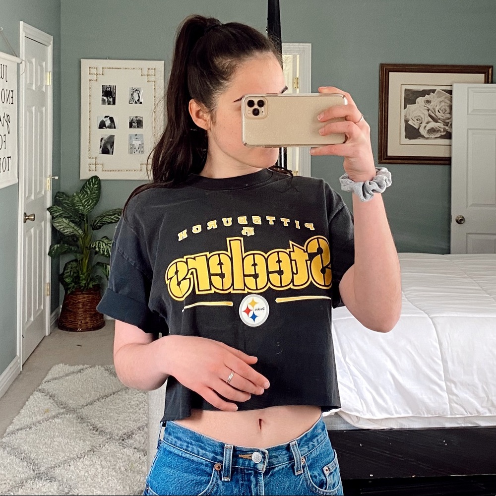 NFL Steelers Crop Top Game Day Favorite
